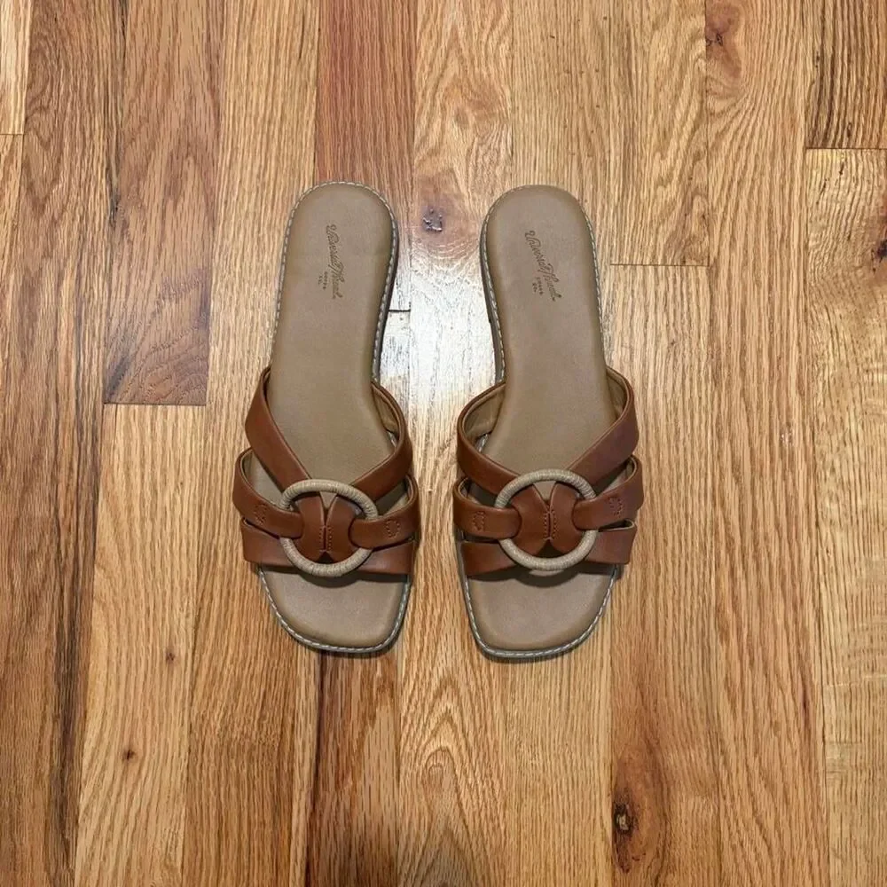 Universal-thread Women's Brown and Tan Sandals